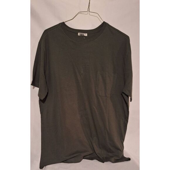 Line of Trade Mens Olive Front Pocket T-Shirt Size 2XL NWOT - Picture 1 of 4